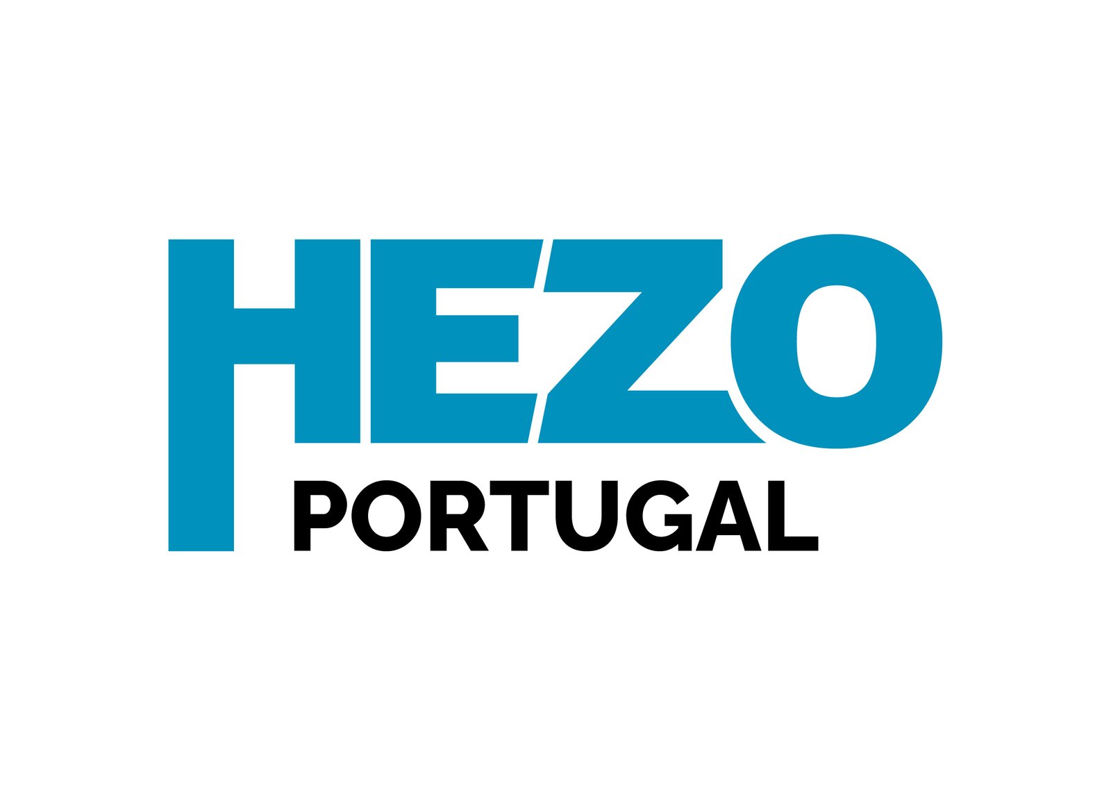 Logotipo Hezo a preto